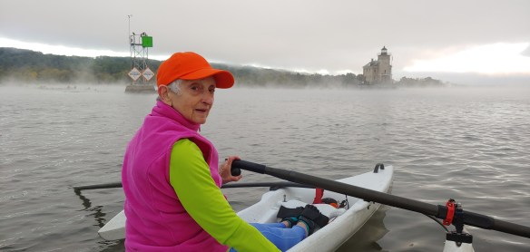 Brenda Miller at lighthouse